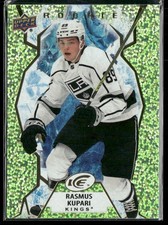 2021-22 Upper Deck Ice Rasmus Kupari Green RC #105 Los Angeles Kings