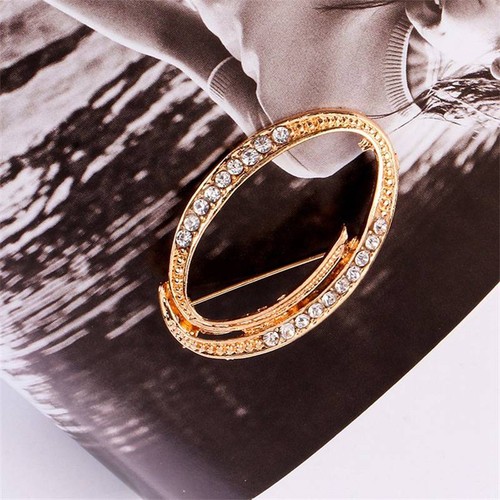 Diamant Nieten Brosche Neu Personalisiert 26 Gold Englisches Alphabet Brosche - Bild 6 von 46