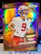 2025 Emeka Egbuka Panini Prizm Pigskin Prizm /180 Rookie Card #351 Bucanneers