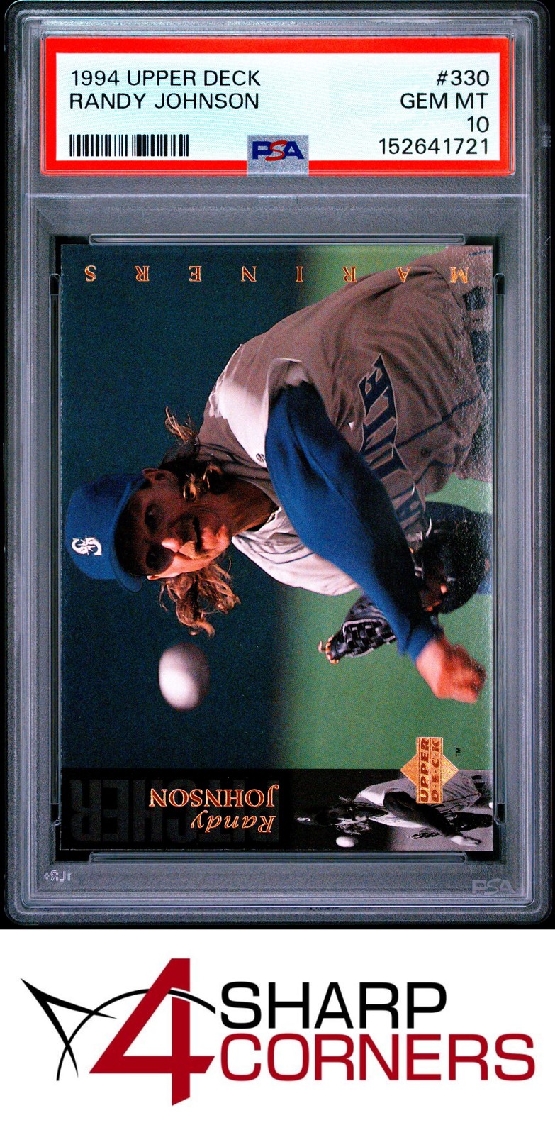 1994 UPPER DECK #330 RANDY JOHNSON MARINERS HOF PSA 10