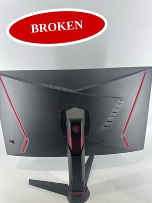 (BROKEN) MSI Optix MAG27CQ 27in Curved Gaming Monitor 1440p 144Hz 1ms FreeSync
