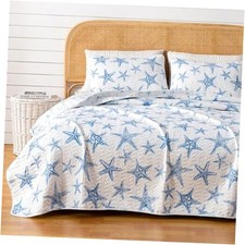 Coastal Quilt Set - 2-Piece Twin/Twin XL Size Nautical Twin / Twin XL Blue