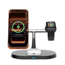 3in1 Magnetic Wireless Charger Dock Station For Apple Watch Air Pods iPhone 17e
