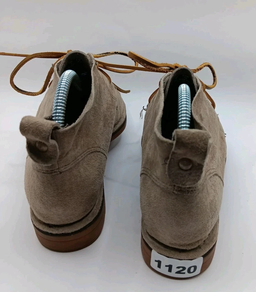 Sapato Oxford Hush Puppies Camurça Marrom Conforto com Cadarço Masculino Tamanho 8 - Imagem 4 de 4