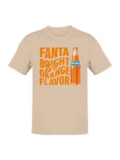 Officially Licensed Fanta Bright Orange Flavor Retro Poster Men's T-shirt