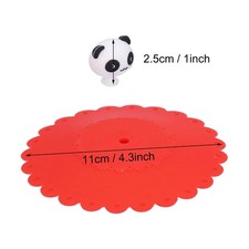 (Red) Silicone Cup Cover Food Grade Silicone Mug Cover 4.3in Heat 40&deg;F To