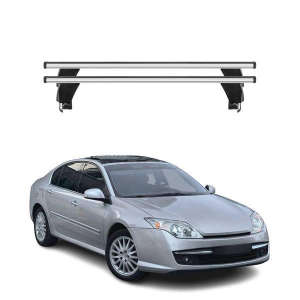Menabo DachträGer GrundtäGer FüR Renault Laguna 2007-2015 50Kg Alu Silber 2 Tlg-image
