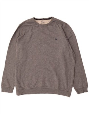 Joules Herren Sweatshirt Pullover XL grau gefleckt Baumwolle BF03