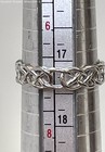 925 Sterling Silver Woven Braided Filigree Ring 2.2g — photo 4