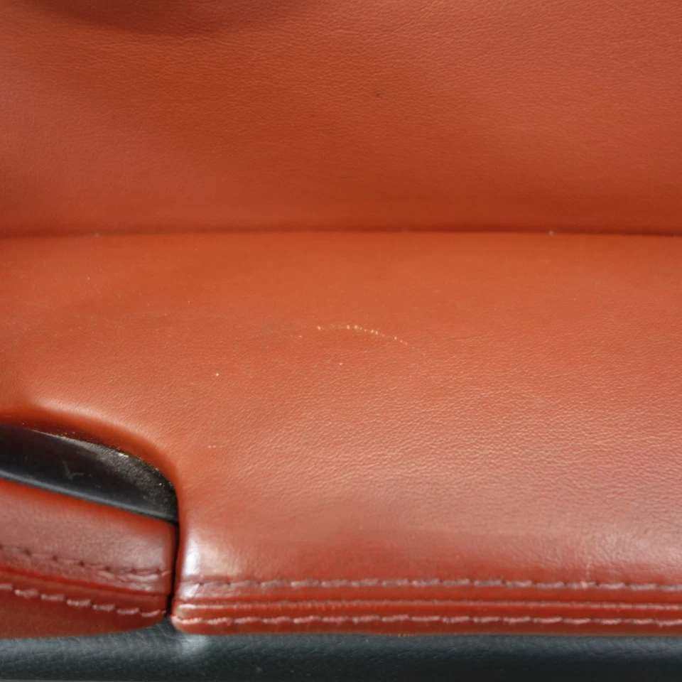 BMW E92 E93 M3 2008-2012 2 puertas interior derecho pasajero panel cuero rojo zorro Foto 3 de 4