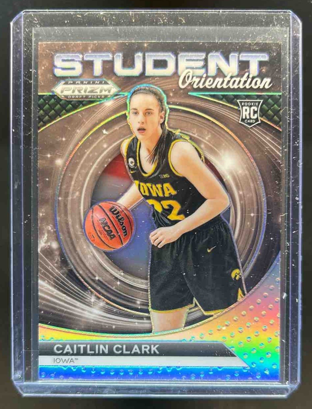 2024 Prizm Draft Picks Caitlin Clark Student Orientation RC Silver #22