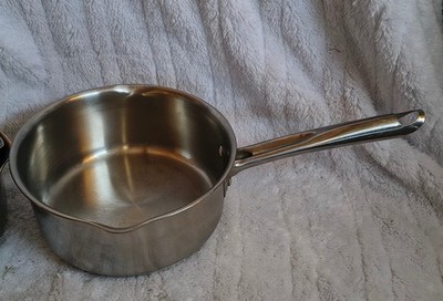 Wear-Ever 3Qt Double Spout Stainless Saucepan Pan  No  Lid