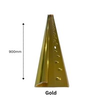 Single Edge Carpet to Vinyl /lino door bar/ door bar trim Gold 0.9m Threshold