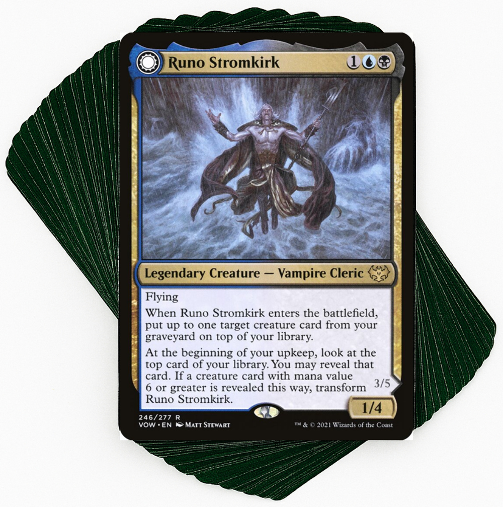 Custom Commander Deck*** Runo Stromkirk - Flying Sea Creatures - EDH Magic  | eBay