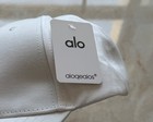 Alo Womens Cotton Baseball Cap White One Size — photo 4