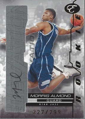 2007-08 Bowman Elevation Rookie Writings #RWMA Morris Almond Auto /299  BSK
