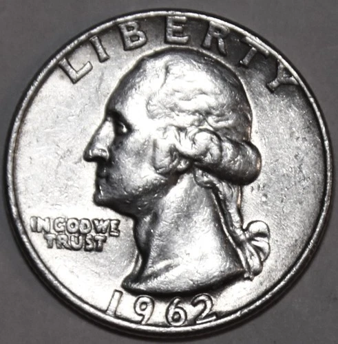 1962-D Washington Quarter - 90% Silver - XF/AU - #0653EA
