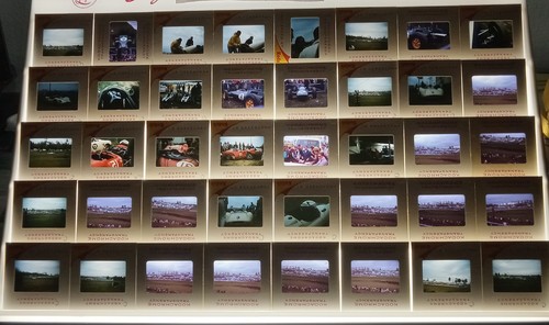 40 Original 35mm Photo Slides Lot Race Car Film Developed Feb 1962 Graham Hill