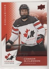 2020 Upper Deck Team Canada Juniors Hlinka Exclusives /250 Connor McClennon y0i