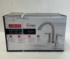 Delta Caffery Centerset Bathroom Faucet Spot Shield Brushed Nickel 25827LF-SP
