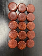 Vtg- 15 Large Bakelite/catalin Backgammon Checerks 43mm