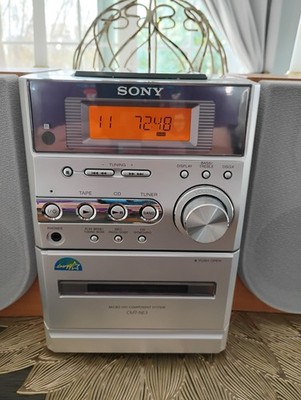 Sony CMT-NE3 Micro Hi-Fi Stereo CD Cassette Radio w Remote +