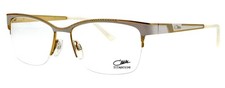 New CAZAL 4259 002 53mm White Gold Square Titanium Eyeglasses Frames Germany