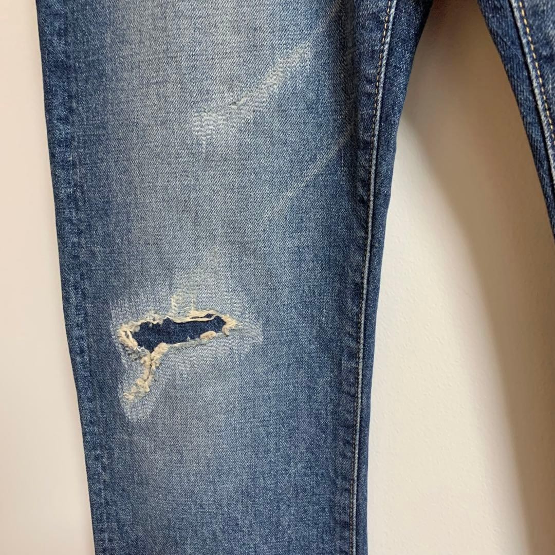 Studio D'Artisan Damage Processed Tapered Denim - image 3