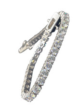 Elegant 925 Sterling Silver Moissanite Tennis Bracelet DEF Color Moissanite