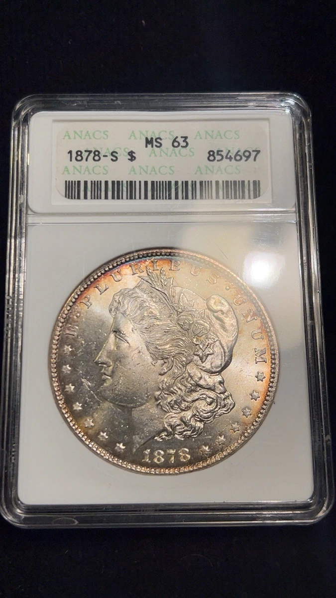 25+ MS 63 Graded Morgan US Dollars 1878 for sale | Updated Oct 2026
