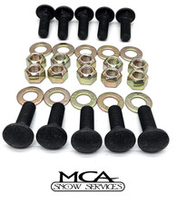 Oem Boss Western Fisher Snow Plow Cutting Edge Bolt Kit 58-11 X 2 10 Bax00096