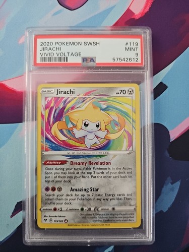 Jirachi graded PSA 9 for sale on eBay