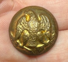 Confederate Local Army Officer Civil War Coat Button