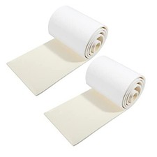 2000x200x6.5mm 2pcs Car Garage Wall Guard Door Bumper Universal White