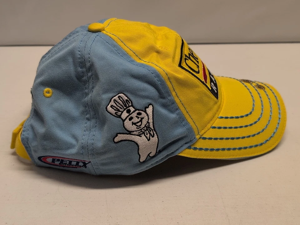 Gorra Cheerios Racing Petty Enterprises #43 Amarillo Azul Correa NASCAR DE COLECCIÓN Foto 3 de 4