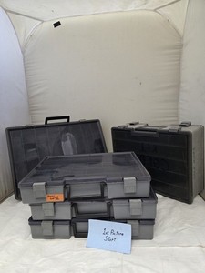 Lot of 5 FTI Fatigue Technology Parts Organizer Storage Cases Adjustable Lot-2