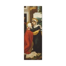 Correa de Vivar, Juan - The Visitation Saint Jerome - Canvas Wall Art