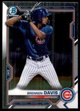 2021 Bowman Chrome Prospects Atomic Refractor Brennen Davis Chicago Cubs #BCP-65