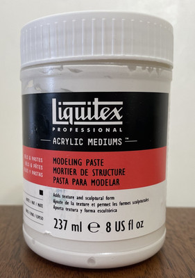 Liquitex Modeling Paste 8 Oz Marble Textured Gel Non Toxic Acrylic Medium
