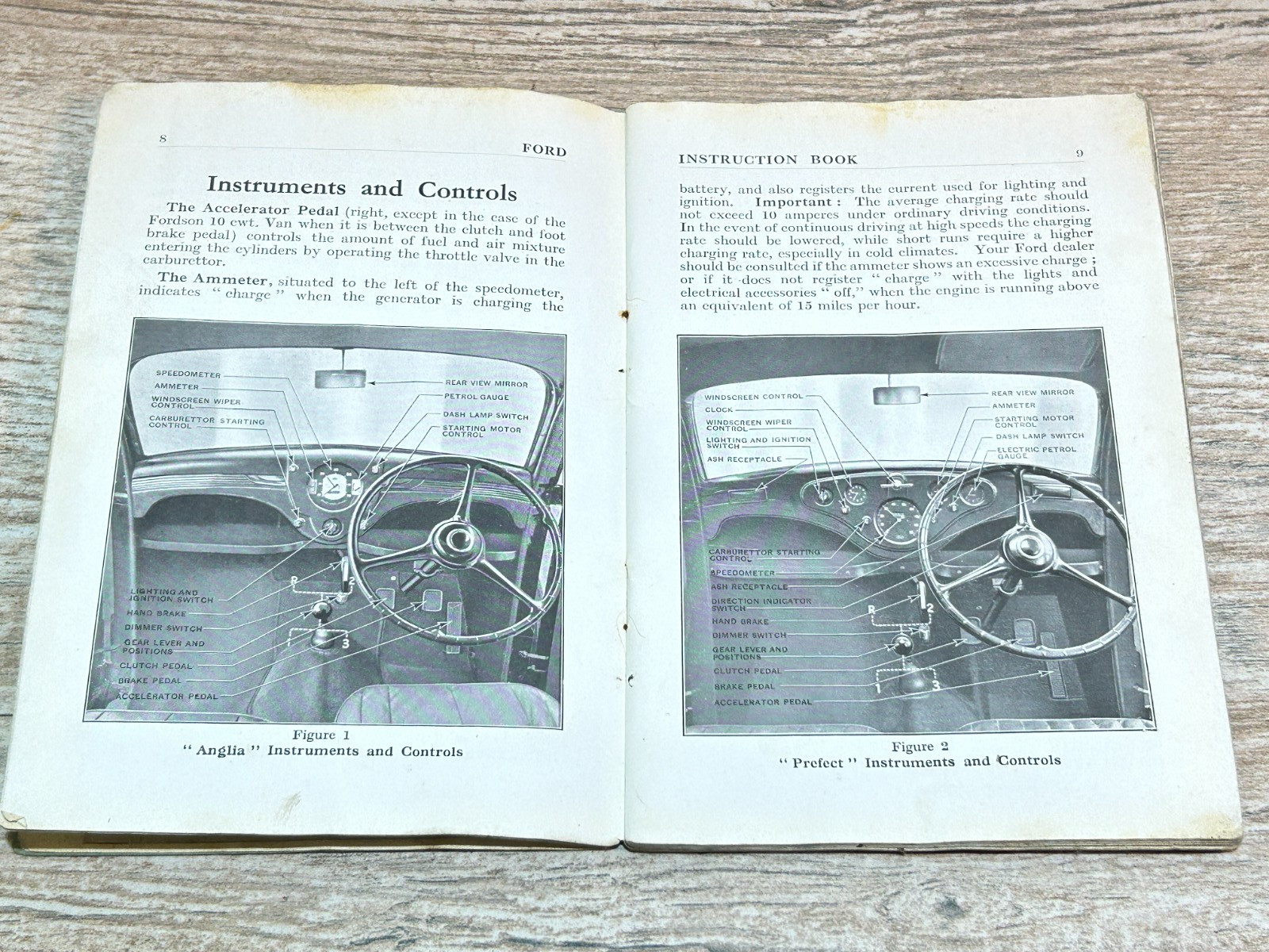 Ford Anglia Fordson 5 & 10 cwt van Original Instuction Book 1943 thumbnail 3