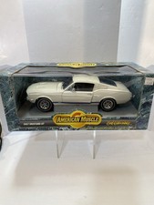 1967 Ford Mustang GT ERTL American Muscle 1:18 Diecast White Collector Box