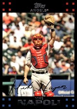 Mike Napoli 2007 Topps #93 Angels MLB READ FREE SHIPPING AutographDen
