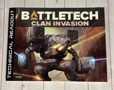 Battletech Clan Invasion Sourcebook Technical Readout - 2021 SC Catalyst Games