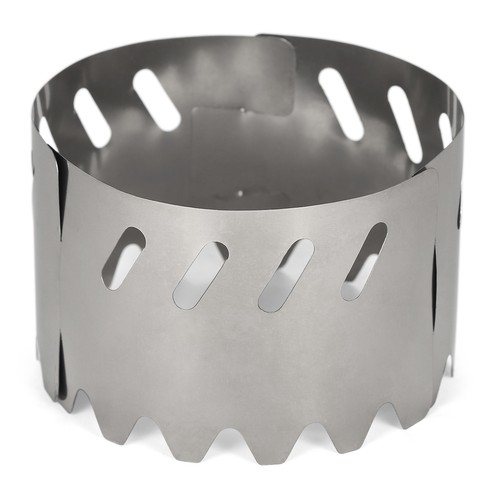 2-in-1 Titanium Alcohol Stove Rack Windscreen Camping Hiking Backpacking - Picture 5 of 8