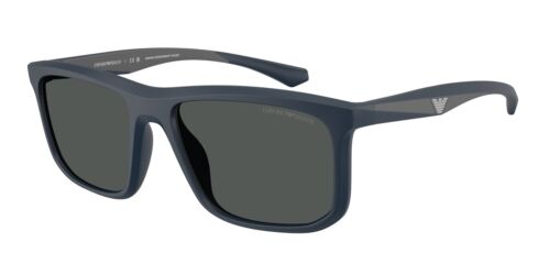 EMPORIO ARMANI EA4234U 618587 Matte Blue Dark Grey 57 mm Men's Sunglasses