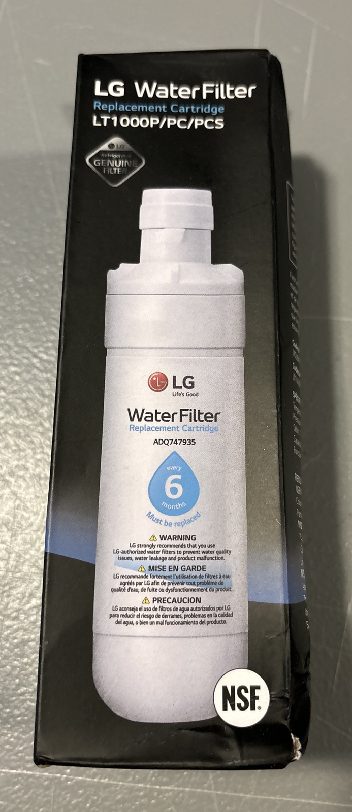 LG LT1000P 6Month / 200Gal Capacity Replacement Refrigerator Water Filter...
