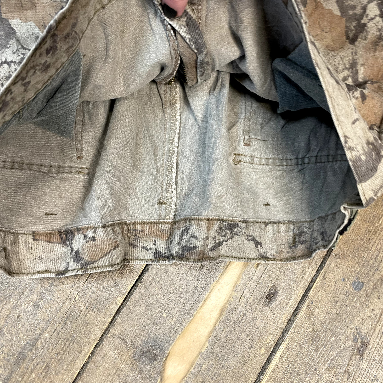 Real tree Camo Cargo Trousers Vintage Army Hunting Trousers, Green, Mens 40" image 5