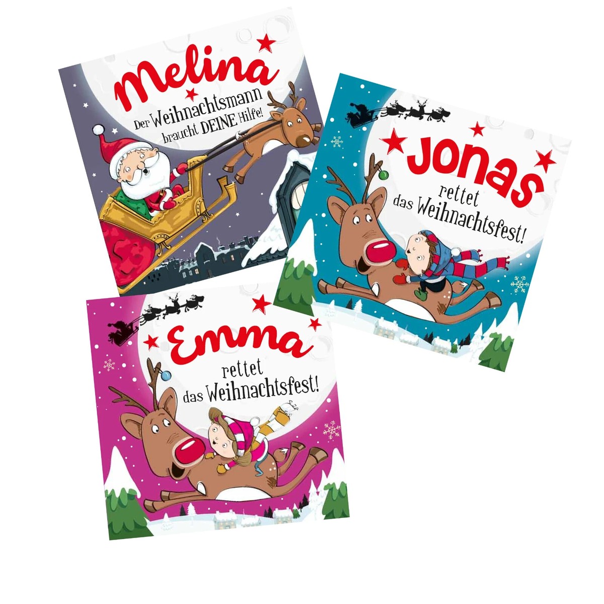 Personalisierte Weihnachtsgeschichte für Kinder