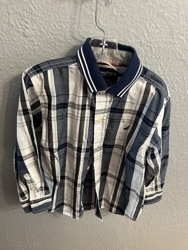Boys long sleeve button up shirt size 4 Lot Of 2 - Picture 5 of 15