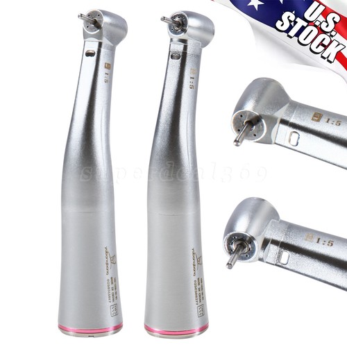 NEW Dental 1:5 LED Fiber Optic Contra Angle Increasing Handpiece US-OR - Picture 6 of 32